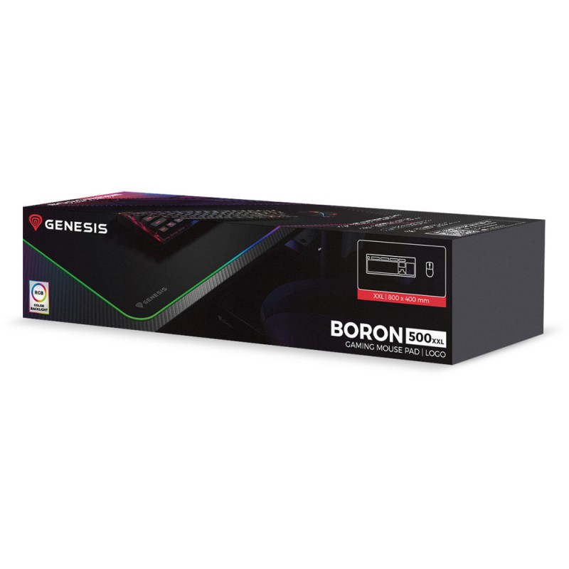 Podloga za miško GENESIS BORON 500 XXL RGB, osvetlitev