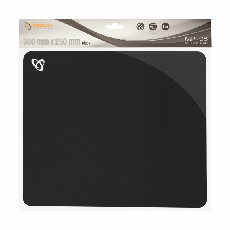 Podloga za miško SBOX MP-03B, črna