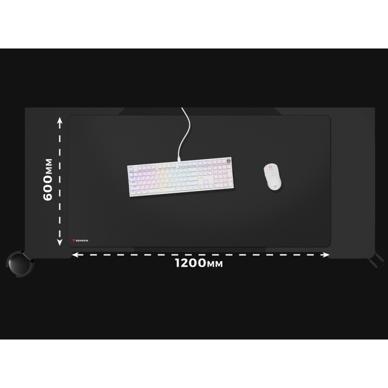 Podloga za miško Genesis Carbon 500 ULTRA LOGO, 1100x450mm