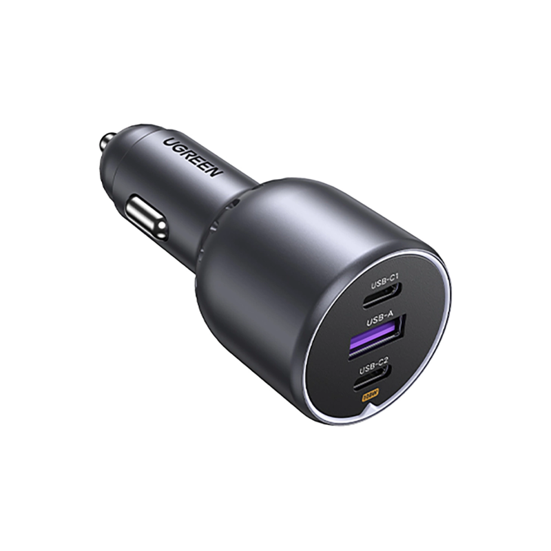 Avtomobilski polnilec Ugreen USB-A/C, 130W, 35025