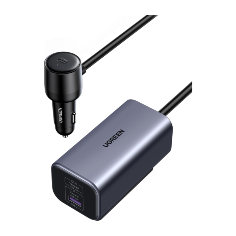 Avtomobilski polnilec Ugreen USB-A/C, 150W, 35571