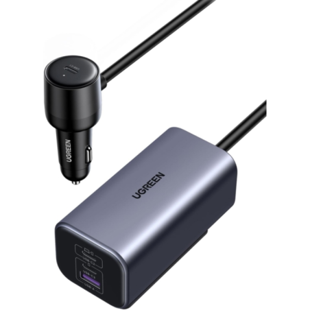 Avtomobilski polnilec Ugreen USB-A/C, 150W, 35571