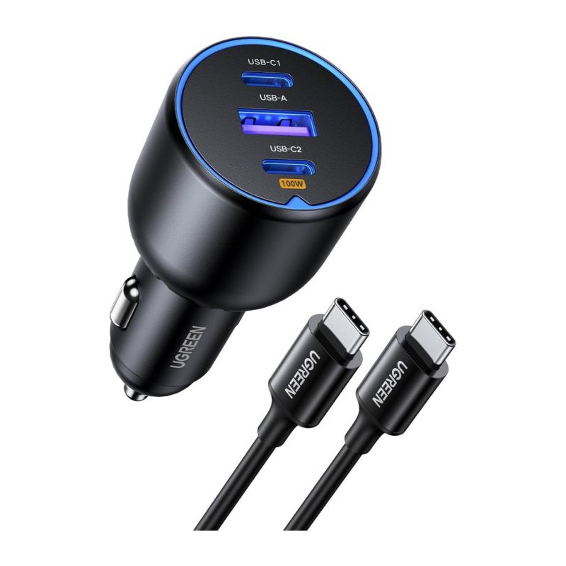 Avtomobilski polnilec Ugreen USB-C, 130W, 55511