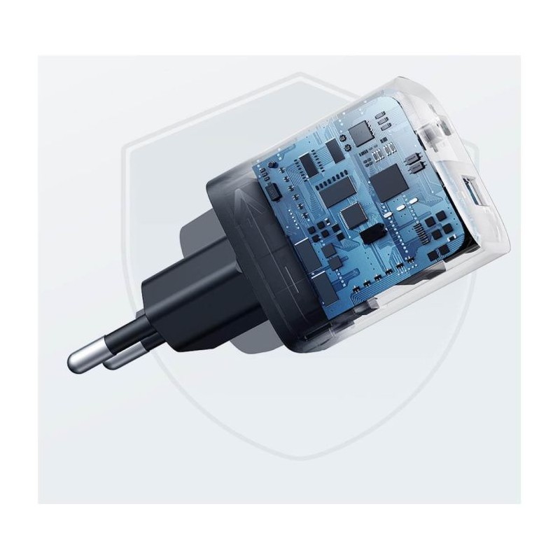 Polnilec Anker 323 USB-A/C, 33W, bel, A2331G21