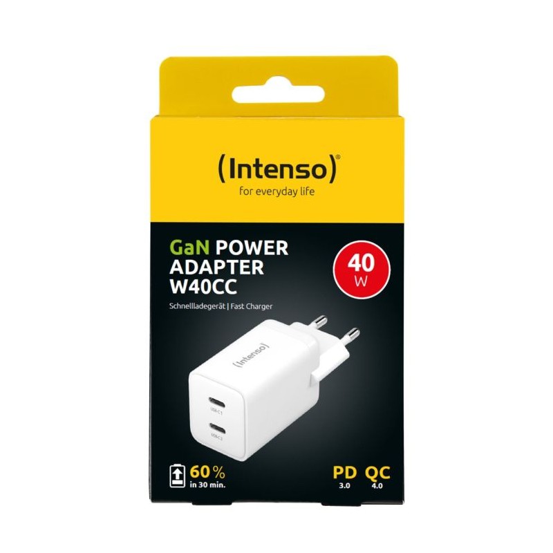 Polnilec Intenso W40CC USB-C, 40W, 7804012