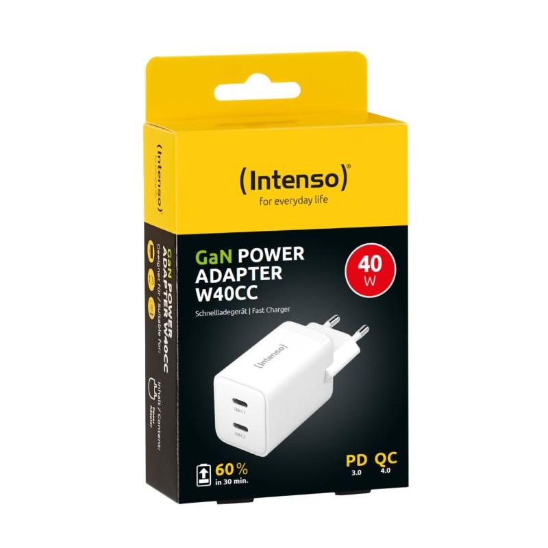 Polnilec Intenso W40CC USB-C, 40W, 7804012