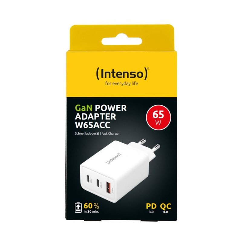 Polnilec Intenso W65ACC USB-A/C, 65W, 7806512