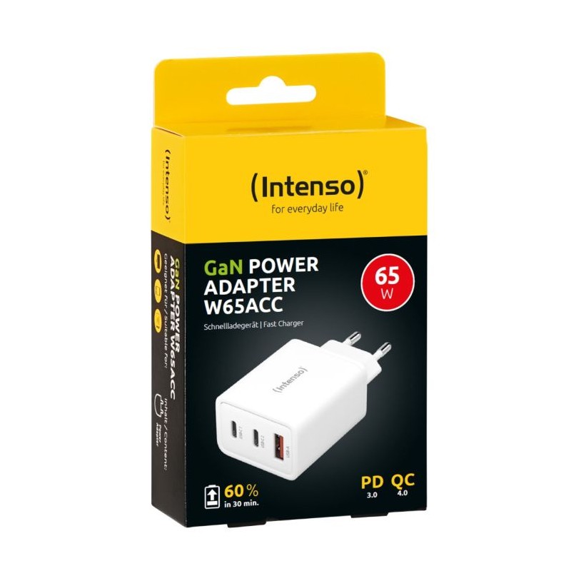 Polnilec Intenso W65ACC USB-A/C, 65W, 7806512