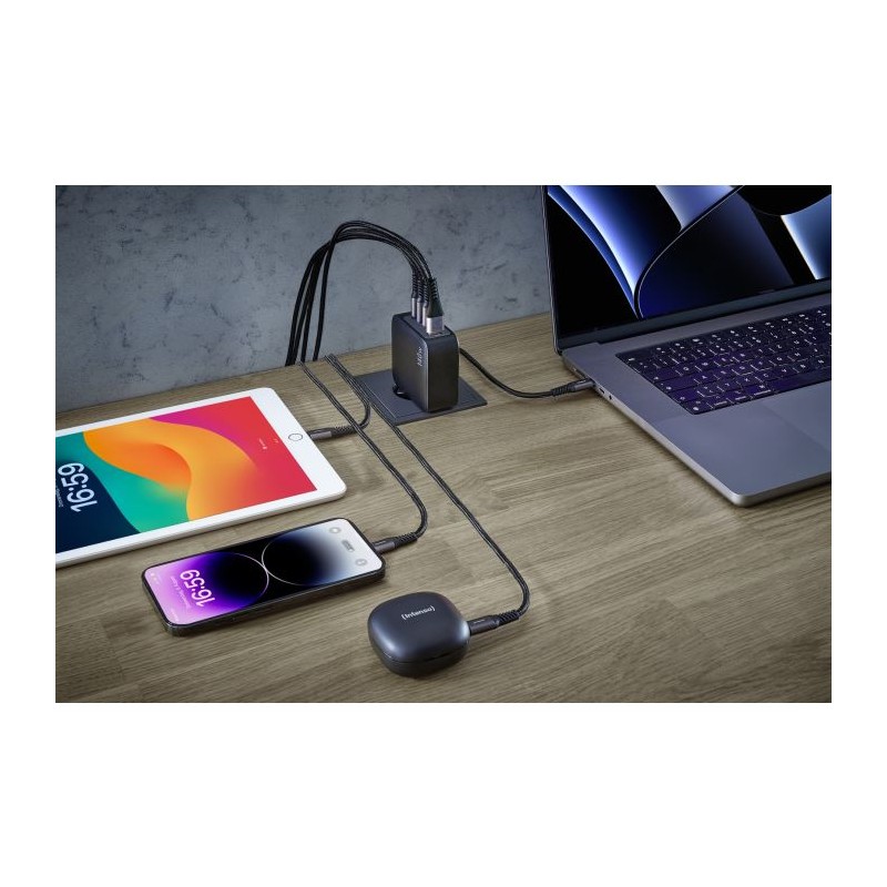 Polnilec Intenso USB-A/C, 140W, 7814010