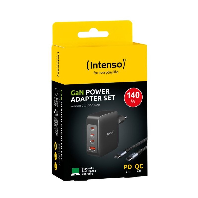 Polnilec Intenso USB-A/C, 140W, 7814010