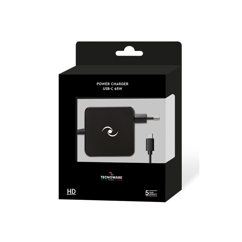 Polnilec Tecnoware FAU17563, USB-C, 65W