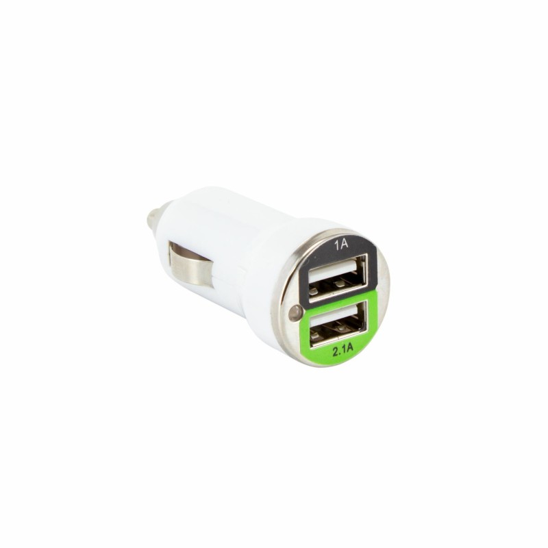 Avtomobilski polnilec SBOX CC-221W 2x USB-A, bel