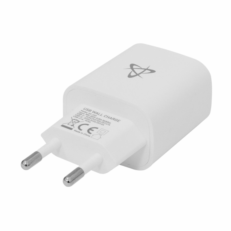 Polnilec SBOX HC-693, USB-A, USB-C, bel