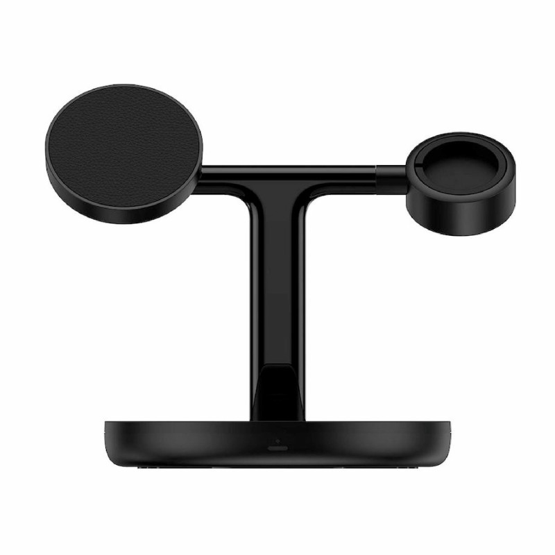 Brezžični polnilec Baseus Swan 3v1, 20W Magsafe, črn