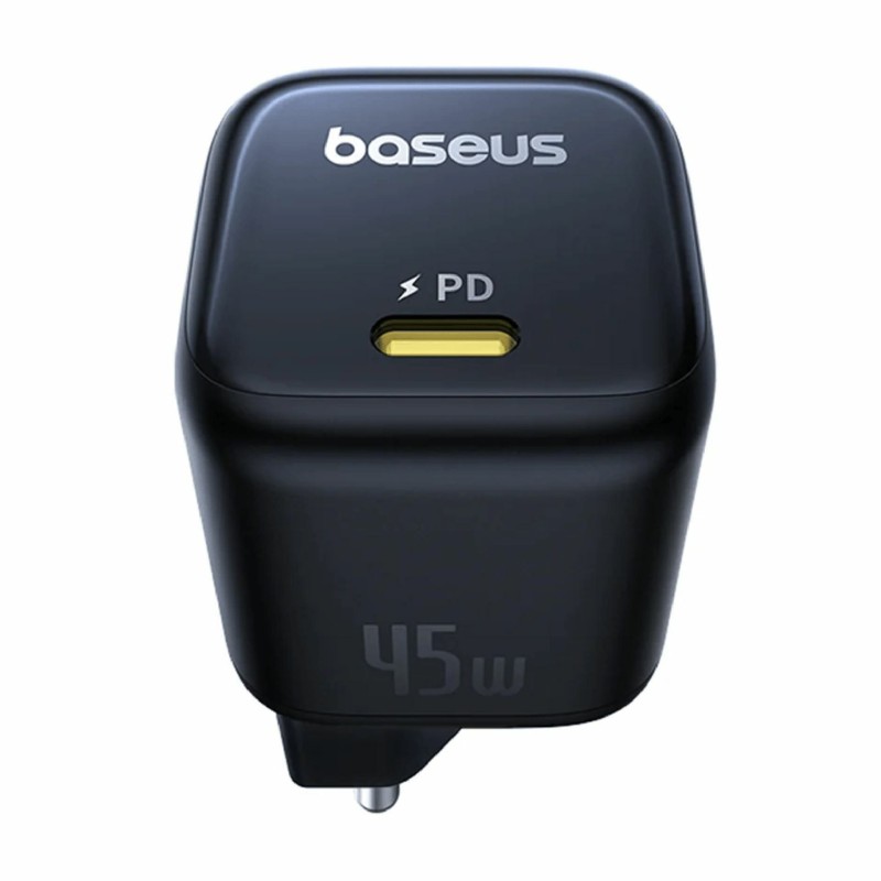 Polnilec Baseus PicoGo, 45W QC PD, USB-C, kozmik črna