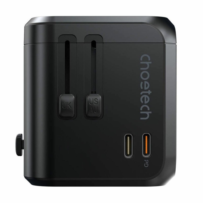 Potovalni polnilec Choetech PD5008 35W, USB-C, USB-A, EU USA UK AU