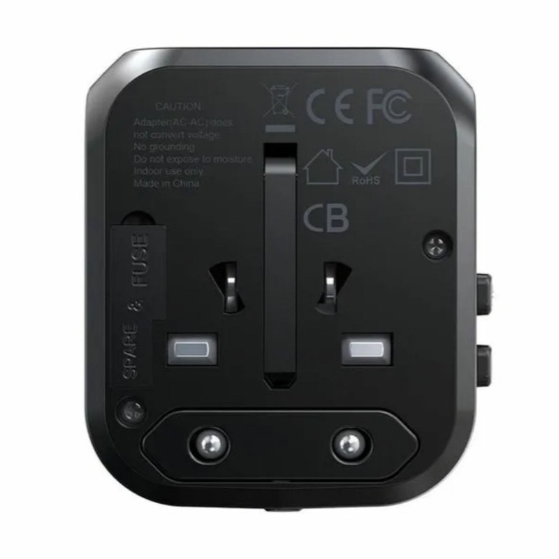 Potovalni polnilec Choetech PD5008 35W, USB-C, USB-A, EU USA UK AU