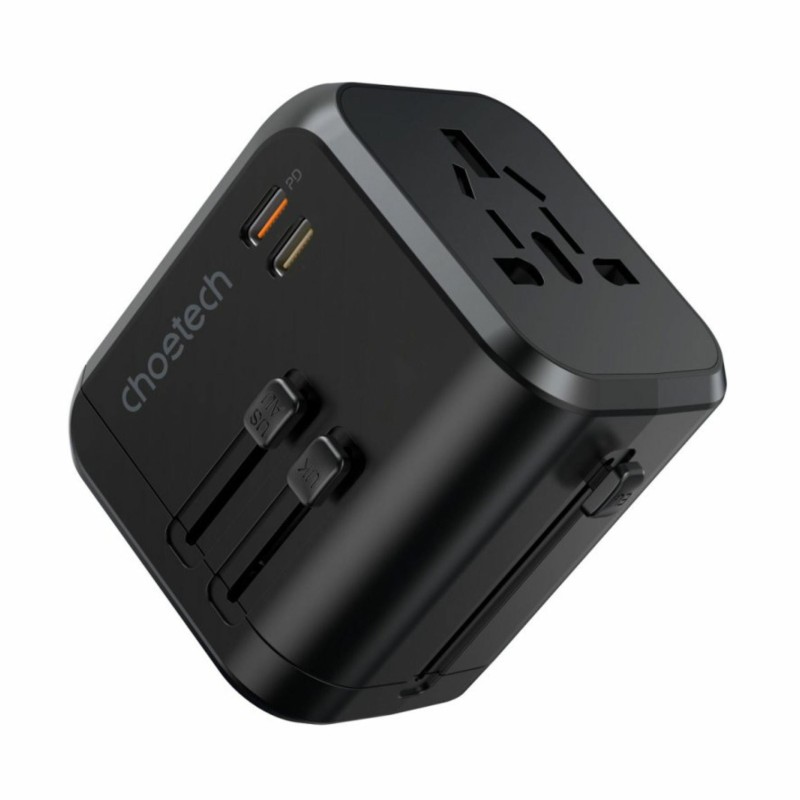 Potovalni polnilec Choetech PD5008 35W, USB-C, USB-A, EU USA UK AU