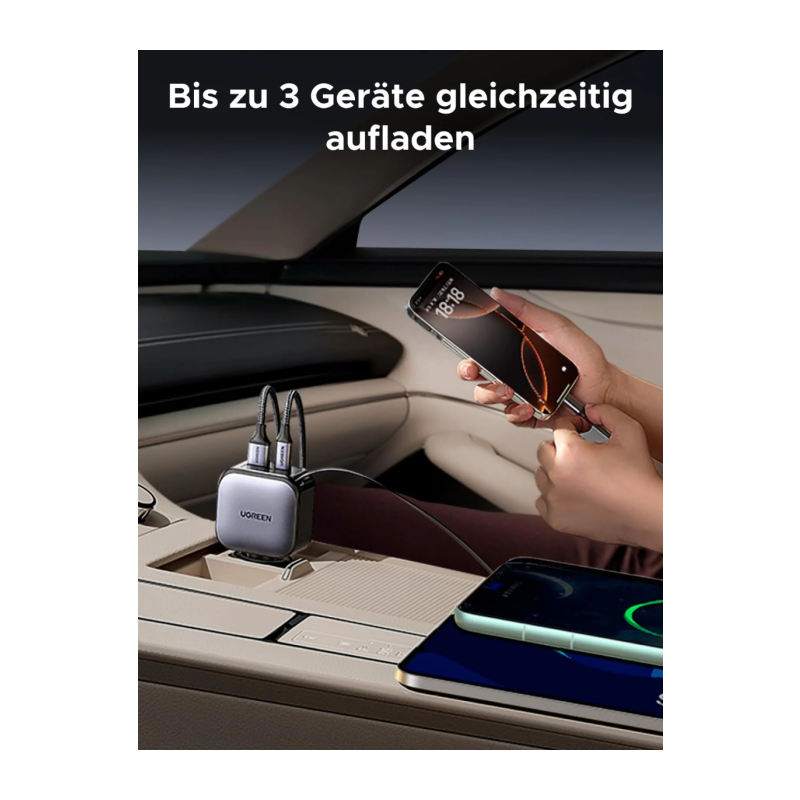 Avtomobilski polnilec Ugreen 55212B, 60W, USB-C