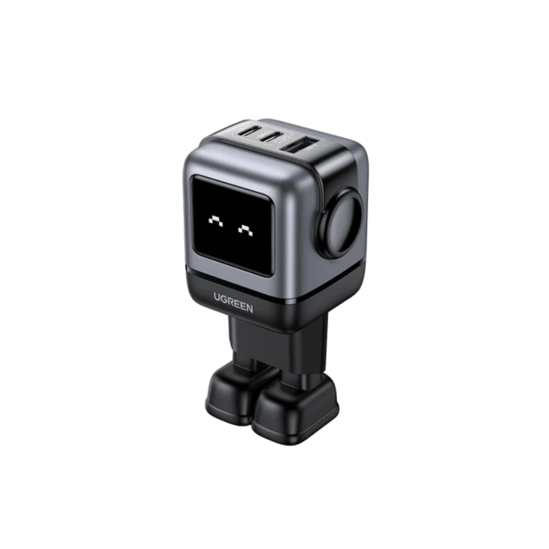 Polnilec Ugreen Nexode Robot 25685B 65W GaN, siv