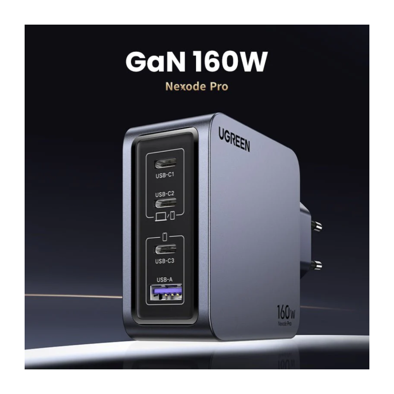 Polnilec Ugreen Nexode Pro 160W, USB-C