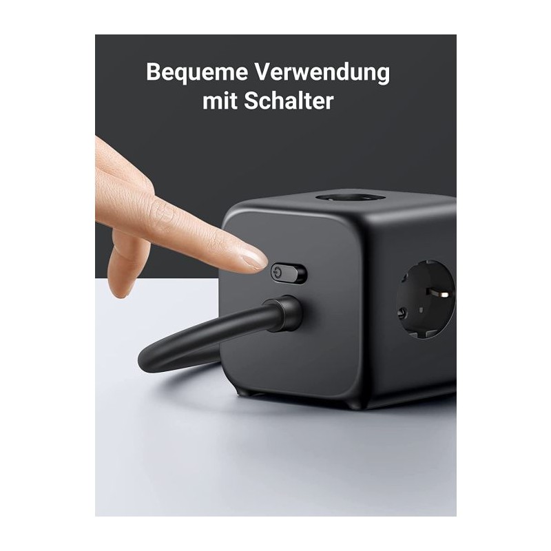 Polnilec Ugreen DigiNest Cube 65W USB-C, 7v1