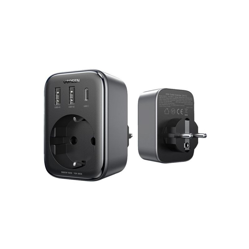 Polnilec Ugreen Nexode 4v1 30W QC, USB-A, USB-C