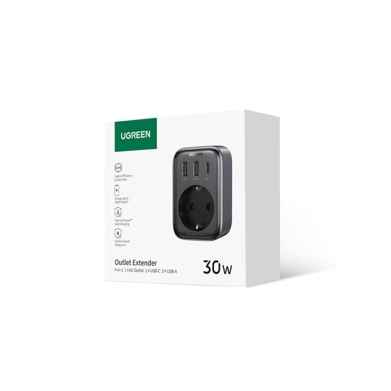 Polnilec Ugreen Nexode 4v1 30W QC, USB-A, USB-C