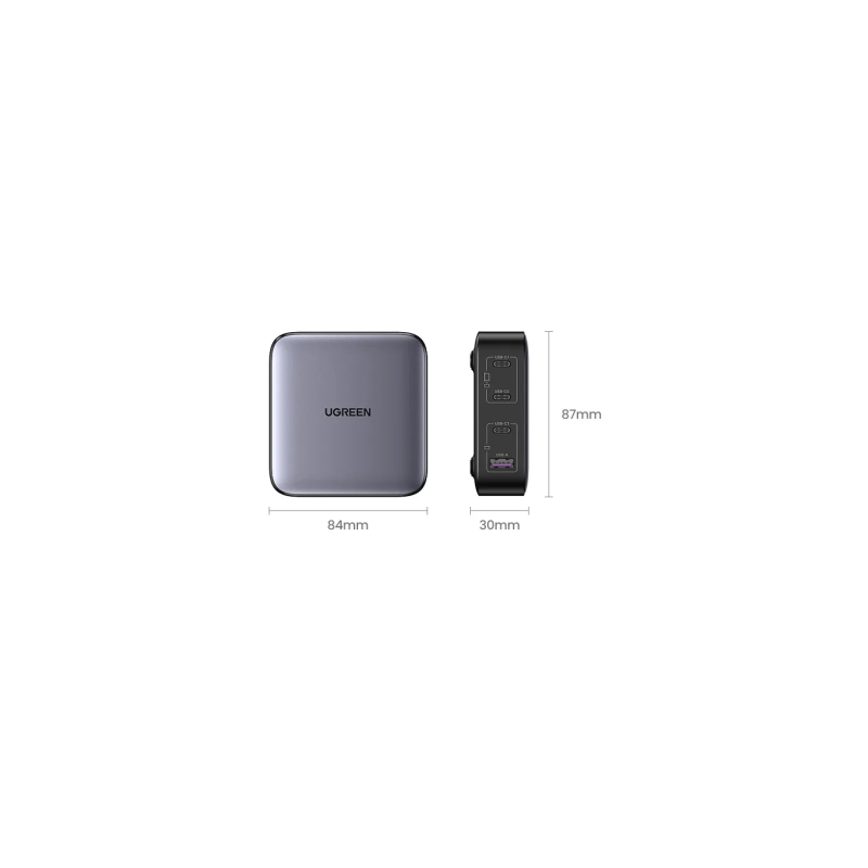 Polnilec Ugreen Nexode 100W GaN, USB-C