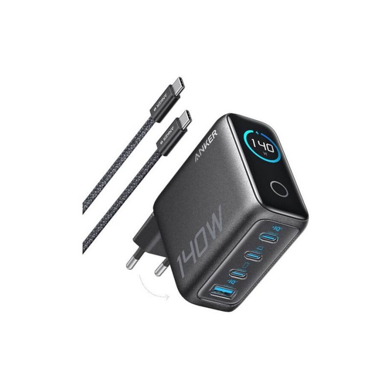 Polnilec Anker 140W B2697GZ1, temno siv