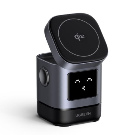 Polnilec Ugreen Uno 2-v-1 15W, USB-C
