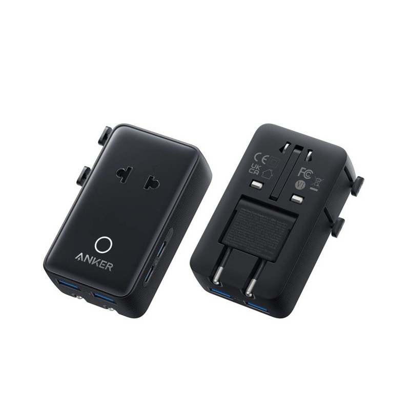 Potovalni adapter Anker Nano 5v1, 20W, črn, A9215H11