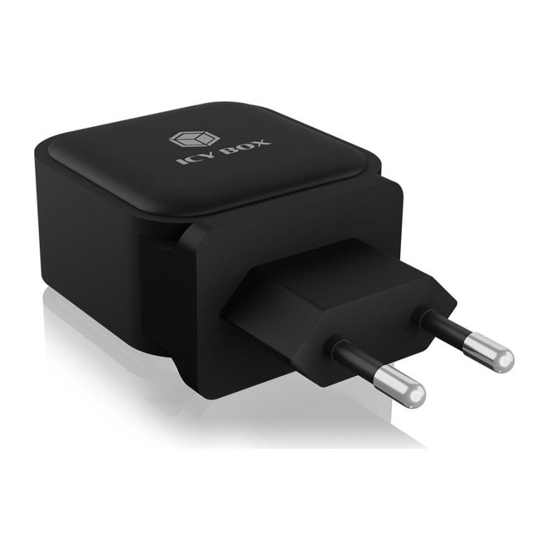 Polnilec IcyBox IB-PS1030-PD 65W GaN, USB-C, USB-A