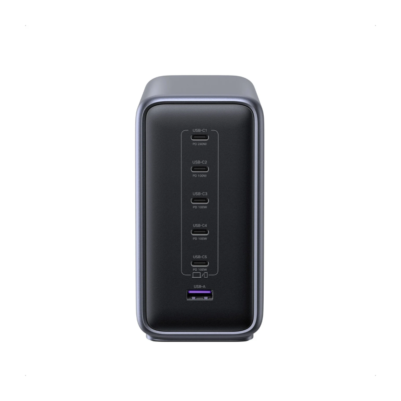 Polnilec Ugreen Nexode 500W GaN, 5x USB-C, 1x USB-A