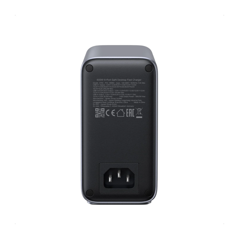 Polnilec Ugreen Nexode 500W GaN, 5x USB-C, 1x USB-A