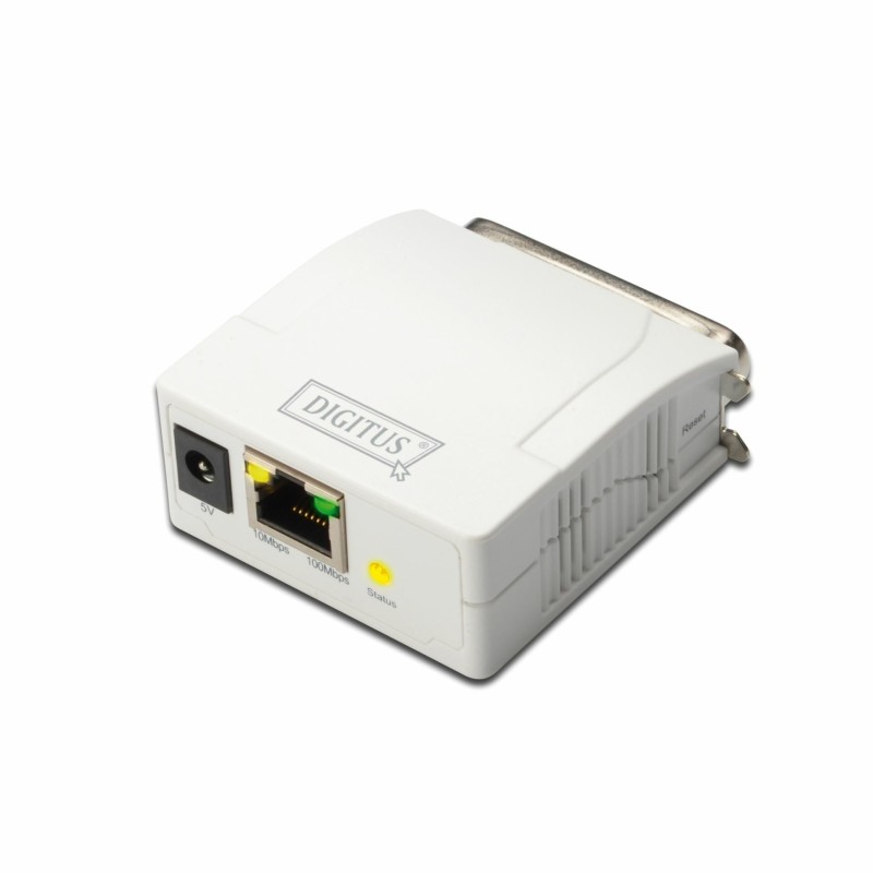 Print server 1x LPT, Digitus DN-13001-1, bel