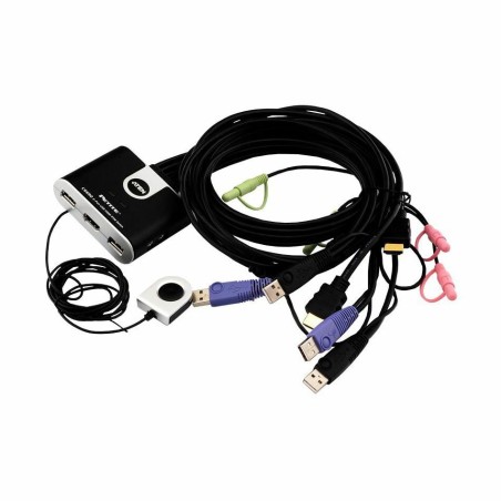 Preklopnik 2:1 mini HDMI/USB/AUDIO, Aten CS692, s kabli
