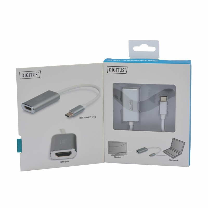 Pretvornik USB 3.1 Tip-C na HDMI 4K 30Hz Digitus