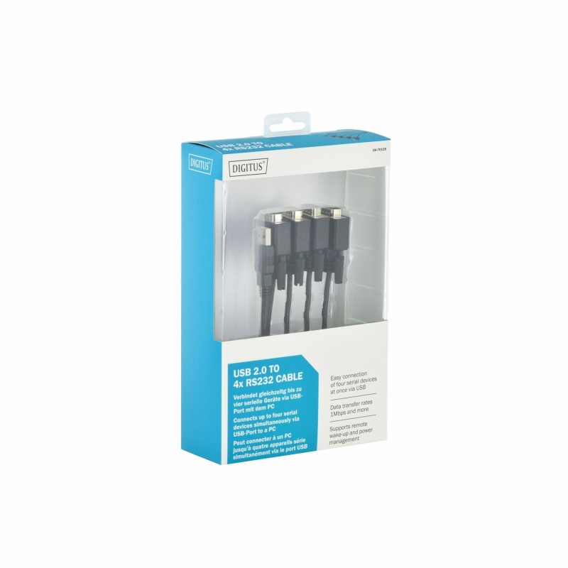 Pretvornik USB -  4xSerial DB09 Digitus