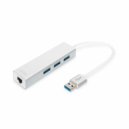 Pretvornik USB 3.0 - Mrežni UTP GIGA 10/100/1000 Mbps +Hub USB Digitus