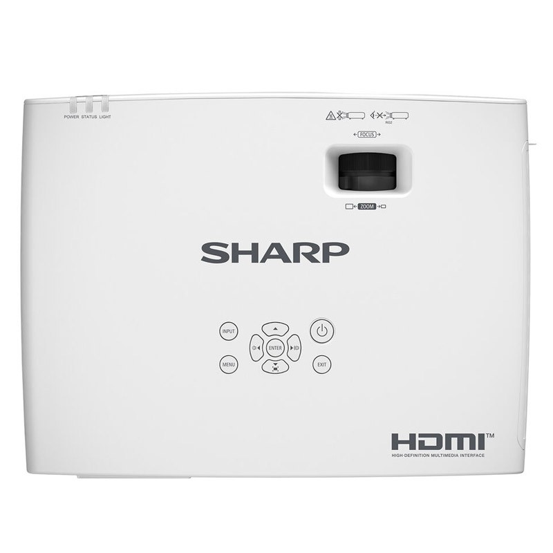 Projektor SHARP XP-E501U-W, bel