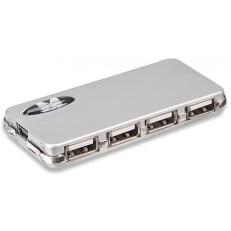 USB HUB 4x USB2.0 z AC adapterjem Manhattan 160612