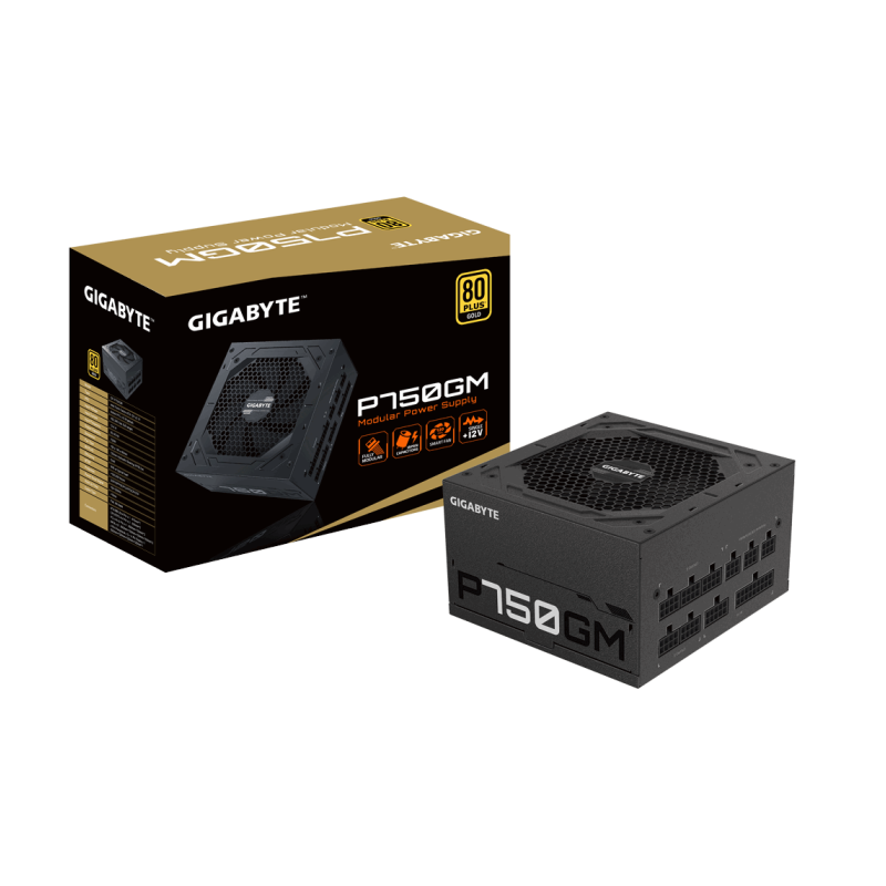 Napajalnik 750W Gigabyte G750H P750GM GOLD, GP-P750GM, modularni