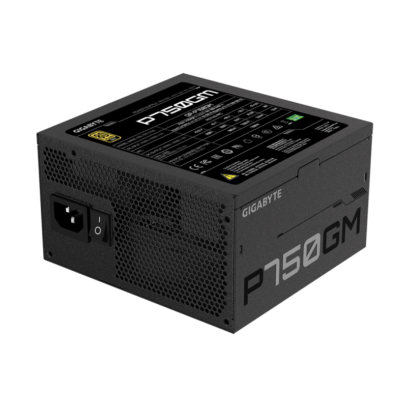 Napajalnik 750W Gigabyte G750H P750GM GOLD, GP-P750GM, modularni