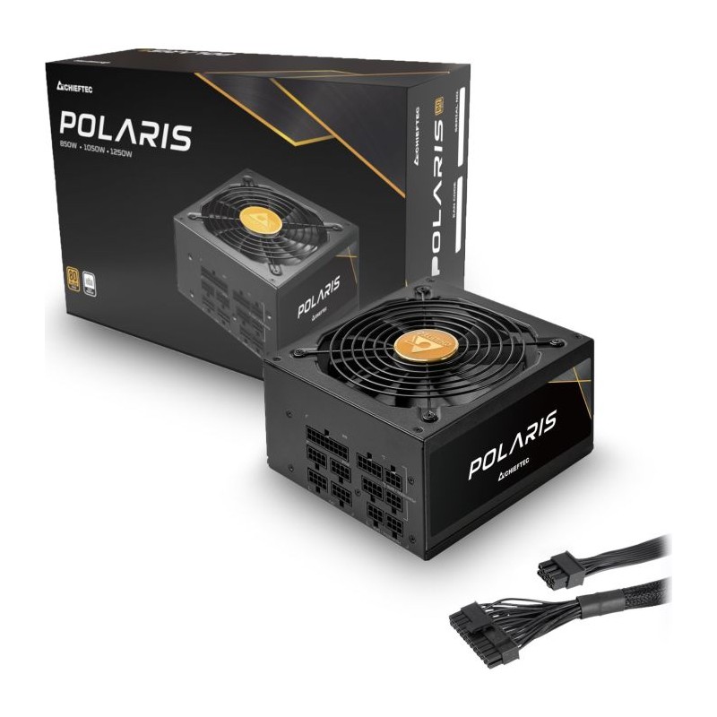 Napajalnik 1250W Chieftec Polaris Series ATX GOLD modularni, PPS-1250FC