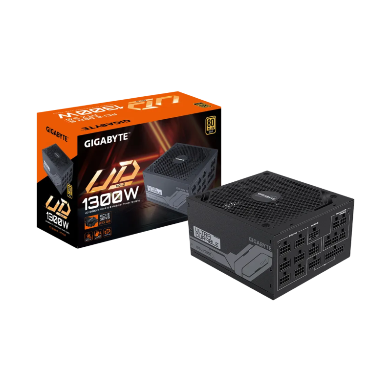 Napajalnik GIGABYTE PG5, 80 Plus Gold, 1300W, modularni