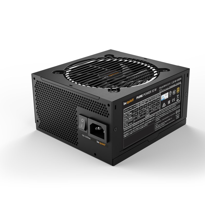 Napajalnik 1200W BE QUIET! 12M 80Plus Gold (BN346) modularni