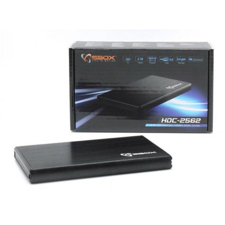 Zunanje ohišje za disk 6cm USB 3.0 HDC-2562 SBOX ALU črno