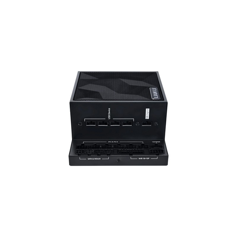 Napajalnik ATX Lian Li EDGE 850W, 80 PLUS Platinum, Modularni, črn