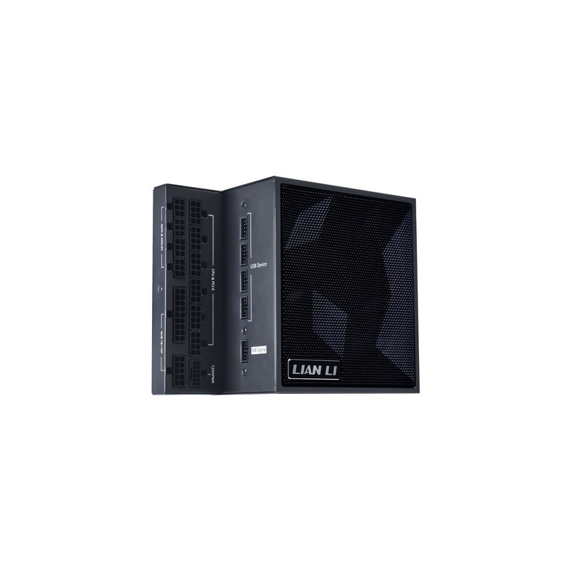 Napajalnik ATX Lian Li EDGE 850W, 80 PLUS Platinum, Modularni, črn
